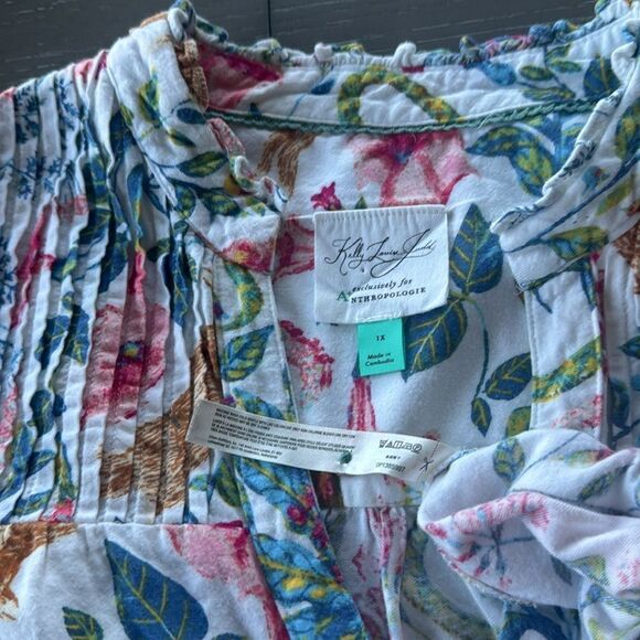 Anthropologie Kelly Louise Judd Whimsical Flannel Sleep Dress Women’s Size 1X - Picture 13 of 15